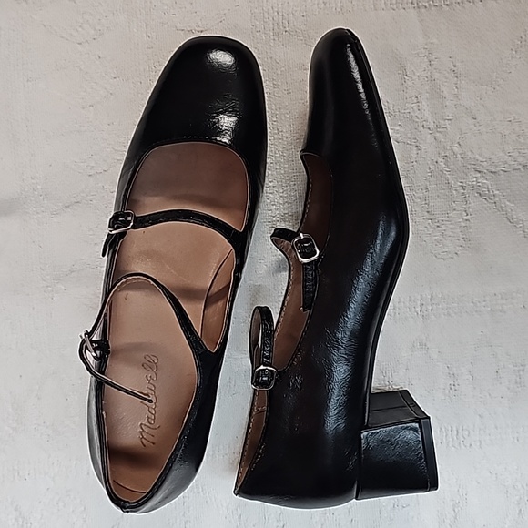 Madewell Shoes - Madewell shoes Mary Jane's black  100% leather sz 8.5 NWT